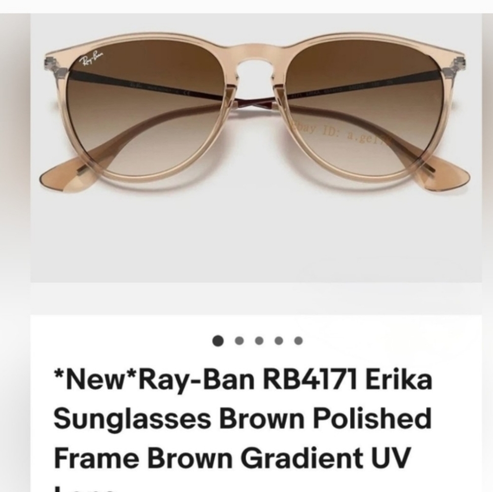 Ray-Ban Brown Gradient Erika Sunglasses